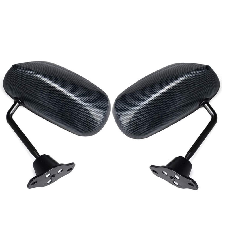 Oglindă retrovizoare – în formă de glonț pentru mașini F1 modificate, potrivire universală, model fibră de carbon