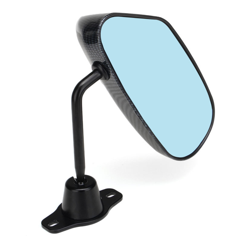 Oglindă retrovizoare – în formă de glonț pentru mașini F1 modificate, potrivire universală, model fibră de carbon