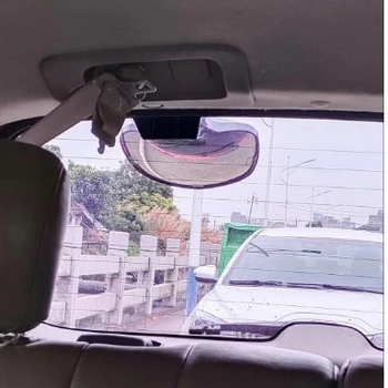 Oglindă retrovizoare auto, vizualizare în jos și unghi larg, design curbat, oglindă auxiliară pentru unghiul mort • Brand: Sanya • Cod: 066