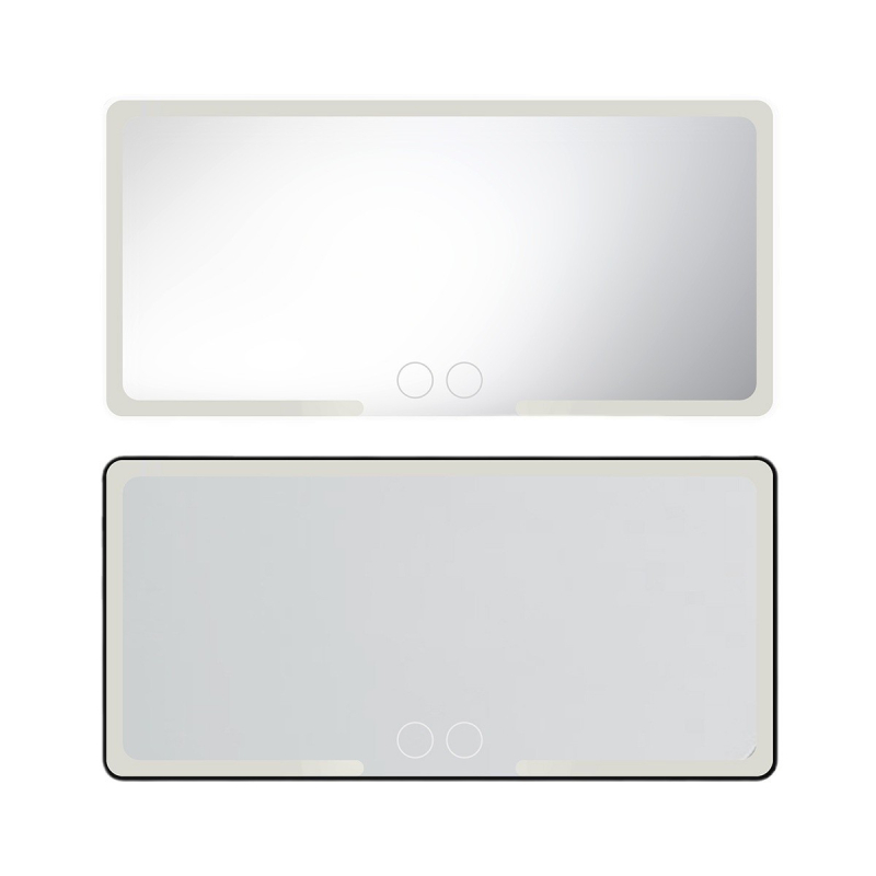 LED kozmetikai tükör autóhoz, világítással, töltéssel, univerzális kompatibilitás, snap-on rögzítés, súly 320 g