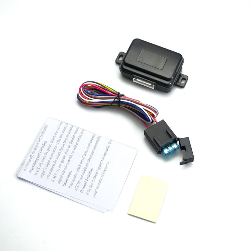 12V automašīnas atpakaļskata spoguļa salocīšanas vadības sistēma, universāla, automātiska salocīšana, attālināta aizslēgšanas sistēma – Shenqi