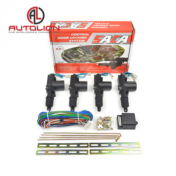 AUTOLION Centrālais bloķētājs, 12V universālā durvju bloķēšana ar centrālo vadību 1/2/3 kanāli, svars 1,5 kg