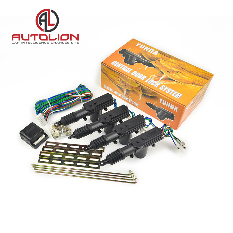 AUTOLION Centrālais bloķētājs, 12V universālā durvju bloķēšana ar centrālo vadību 1/2/3 kanāli, svars 1,5 kg