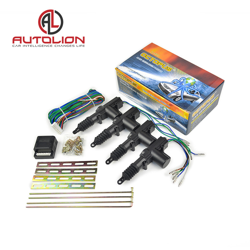 AUTOLION Centrālais bloķētājs, 12V universālā durvju bloķēšana ar centrālo vadību 1/2/3 kanāli, svars 1,5 kg