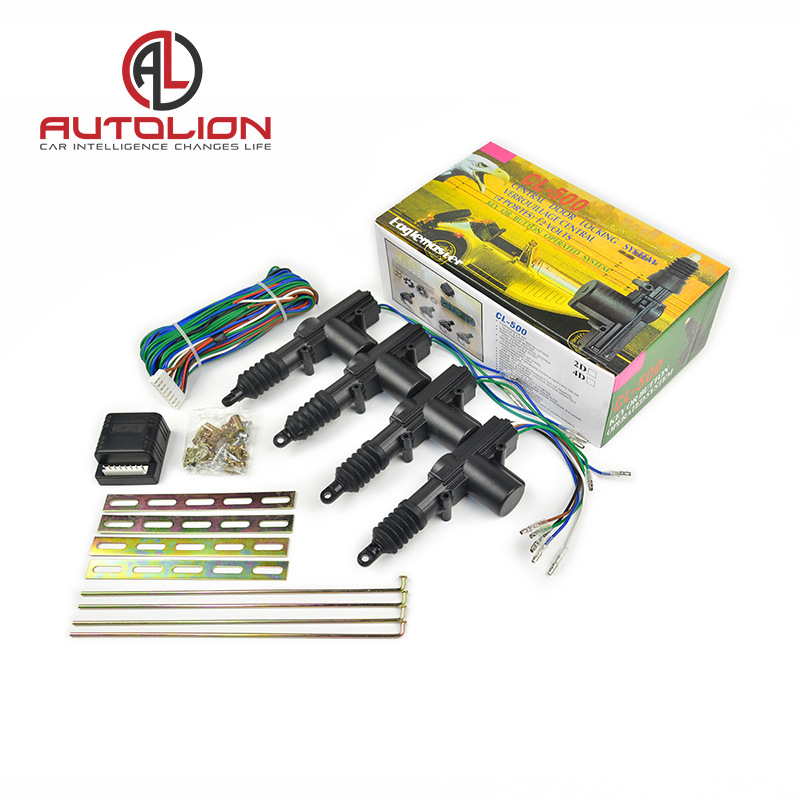 AUTOLION Centrālais bloķētājs, 12V universālā durvju bloķēšana ar centrālo vadību 1/2/3 kanāli, svars 1,5 kg