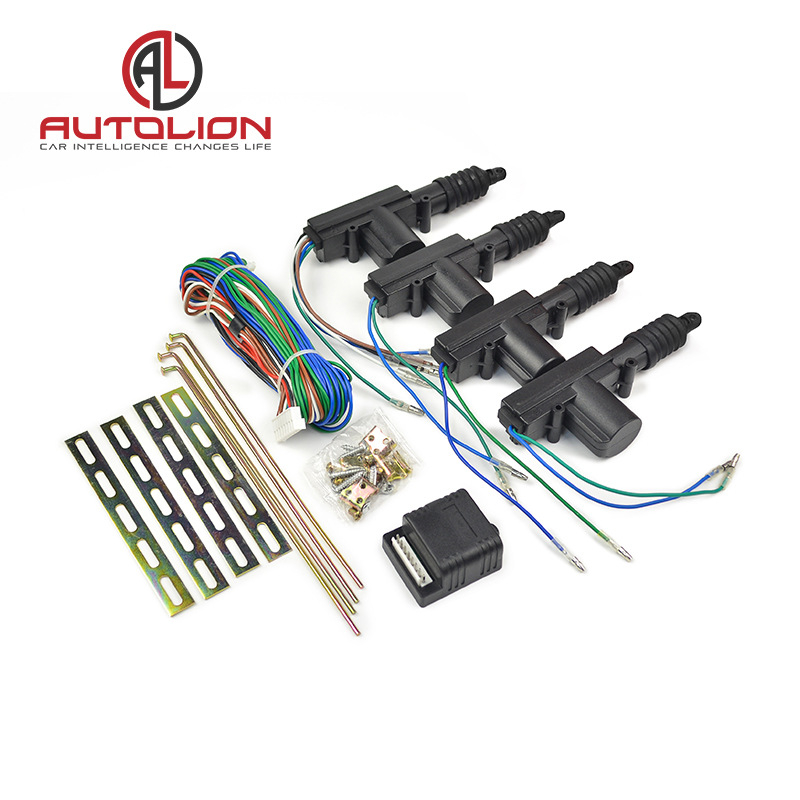 AUTOLION Centrālais bloķētājs, 12V universālā durvju bloķēšana ar centrālo vadību 1/2/3 kanāli, svars 1,5 kg