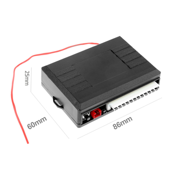 Bezkodu automašīnas centrālā aizslēga sistēma ar saliekamu attālināto vadību, 12V motors, 100 m darbības diapazons, 315–433.92 MHz frekvence