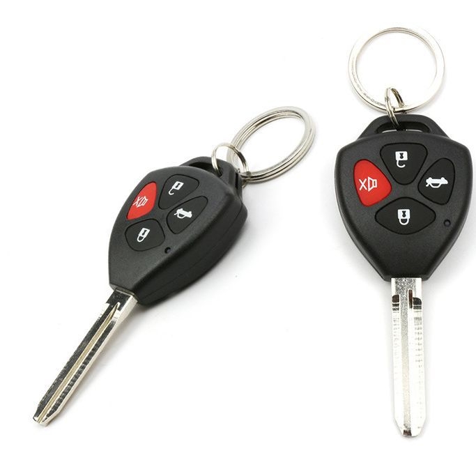 Bezkodu automašīnas centrālā aizslēga sistēma ar saliekamu attālināto vadību, 12V motors, 100 m darbības diapazons, 315–433.92 MHz frekvence