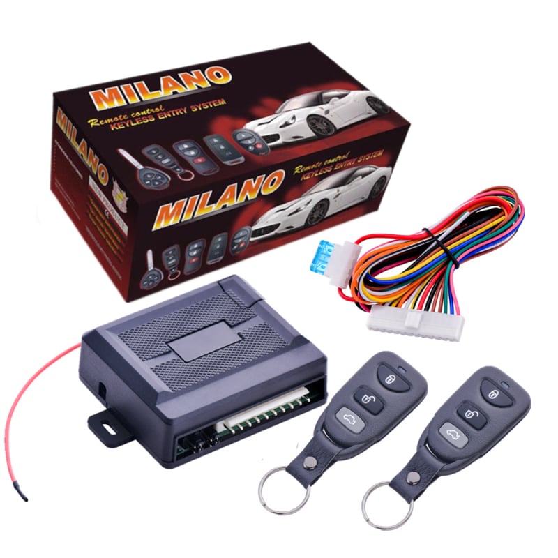 LB-405 Безключово централно заключване с 12V мотор (315–433.92 MHz, обхват до 100 м)