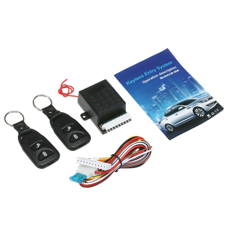 Bezkjučni modul za automobilsko centralno zaključavanje, 12V motor, domet daljinskog 100 m, frekvencija 315–433.92 MHz, obrada po želji