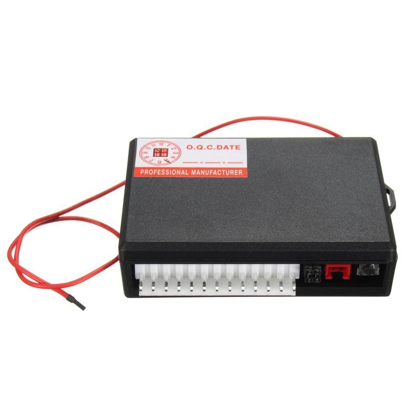 Kulcs nélküli központi zár, távirányítóval, 12V motor, 100 m hatótávolság, frekvencia 315–433.92 MHz