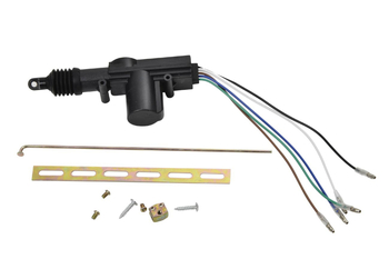 Központi zár távirányító beépített motorral, jelzőfénnyel és csomagtartónyitási funkcióval, 12V (12V motor, 100 m hatótávolság, 433.92 MHz, ultrahangos hegesztés, testreszabható feldolgozás)