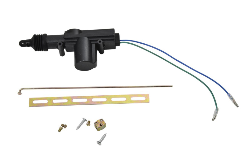 Központi zár távirányító beépített motorral, jelzőfénnyel és csomagtartónyitási funkcióval, 12V (12V motor, 100 m hatótávolság, 433.92 MHz, ultrahangos hegesztés, testreszabható feldolgozás)