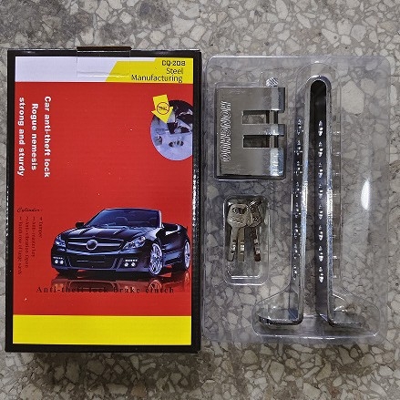 Automobilska protivkrađa brava, čelična konstrukcija, model 08A, cilindar brave: vane lock cylinder, primjena: spojka i kočnica