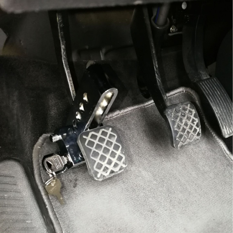 Automobilska protivkrađa brava, čelična konstrukcija, model 08A, cilindar brave: vane lock cylinder, primjena: spojka i kočnica