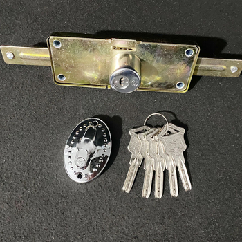 Mortise slēdzene durvīm, Heaven and Earth modelis, metāla konstrukcija, piemērots durvīm, mūsdienīgs minimālisma stils