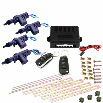 LB-501 Motoros központi zár távirányítóval, 12V, 100 m hatótávolság, 433,92 MHz, műanyag