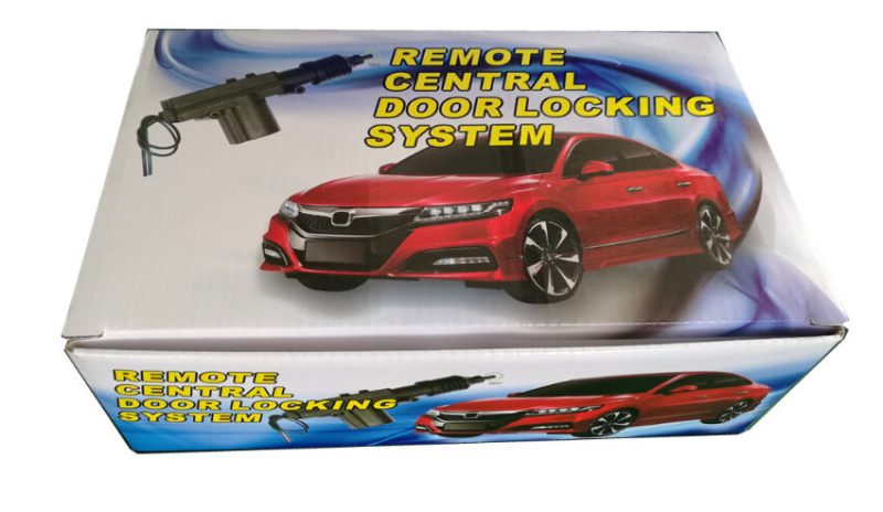 LB-501 Motoros központi zár távirányítóval, 12V, 100 m hatótávolság, 433,92 MHz, műanyag