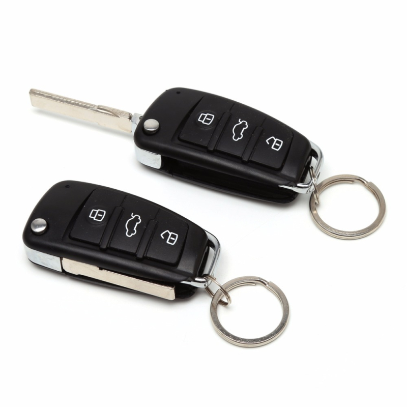 LB-501 Motoros központi zár távirányítóval, 12V, 100 m hatótávolság, 433,92 MHz, műanyag