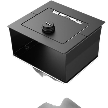 Toyota 4Runner középkonzol zárható tároló, modell Metal 0080, Snap-On telepítés, rozsdamentes acél, belső alumíniumötvözet