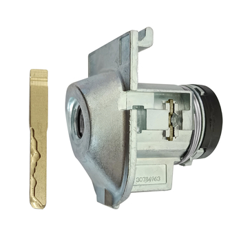 Ajtózár cilinder, csere Freelander 2 / Discovery 2, anyag: cinkötvözet, műanyag és réz