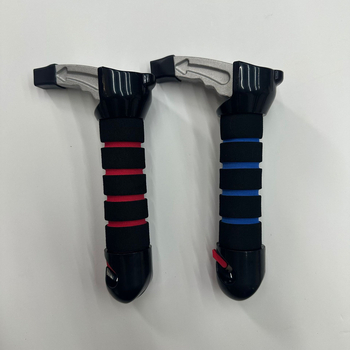 Автомобилен подлакътник с дръжка — многофункционален аварийно чукче със светодиоден фенер — ABS + алуминиева сплав — код Rh-0809-14