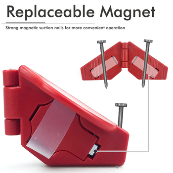 AB317 Mājsaimniecības naglu aizsargs – rokas aizsargs, pret sitienu ar āmuru, naglu drošības klips