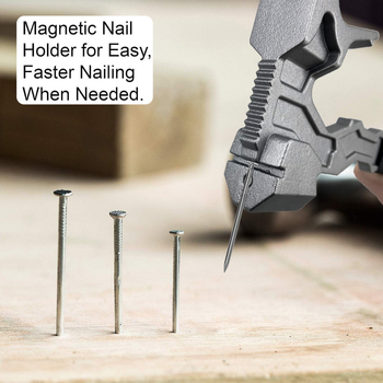 Демолиращ инструмент за дома и открито – многофункционален чук, лост за пирони и лост за разрушаване; взривоустойчив и удароустойчив, нетно тегло 830 г