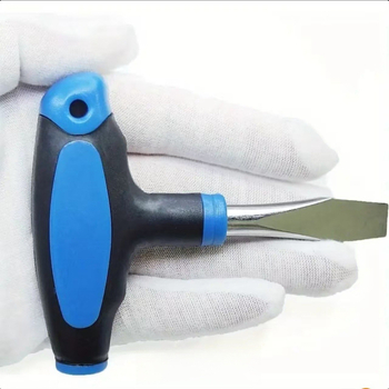 Magnētisks skrūvgriezis ar plastmasas rāmi, rūpnieciskās kvalitātes CRV tēra, modelis 9988, svars 60 g