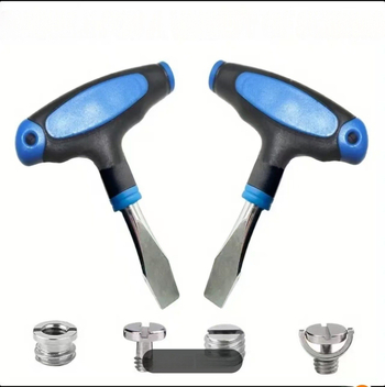 Magnētisks skrūvgriezis ar plastmasas rāmi, rūpnieciskās kvalitātes CRV tēra, modelis 9988, svars 60 g