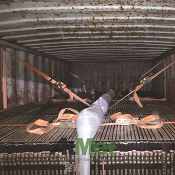 Atmet curea de prindere din poliester, curea împletită pentru încărcături pe camioane, rezistentă și durabilă