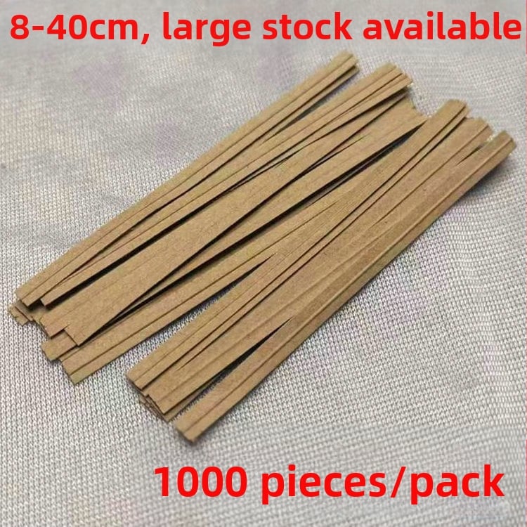 Legături din Kraft pentru ambalaje, sârmă galvanizată, grosime 0,5 mm, lățime 4 mm, pentru accesorii de ambalare