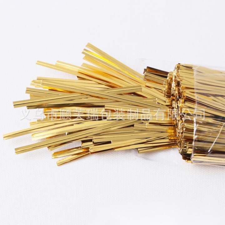 Shunfray Legătură de sigilare pentru ambalarea bomboanelor pe băț, cu PET + sârmă de oțel, pentru pungi de panificație, clasa V-0