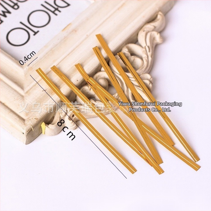 Shunfray Lollipop pakendamise tihendushange PET + raudtraatkomposiit, küpsetustoodete kottidele, V-0 tulekindlus