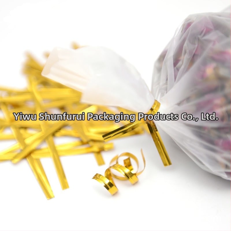 Shunfray Legătură de sigilare pentru ambalarea bomboanelor pe băț, cu PET + sârmă de oțel, pentru pungi de panificație, clasa V-0