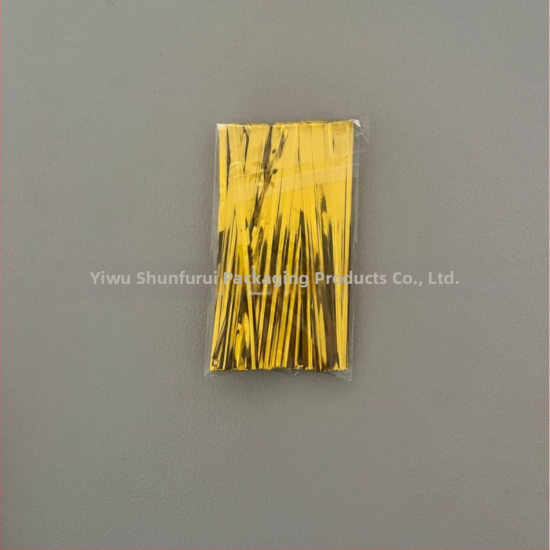 Shunfray Lollipop pakendamise tihendushange PET + raudtraatkomposiit, küpsetustoodete kottidele, V-0 tulekindlus