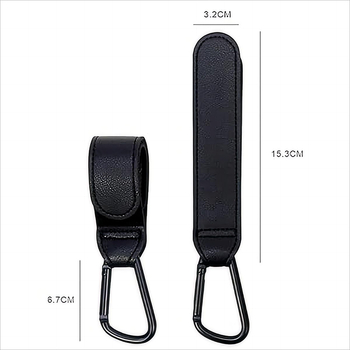 Haosen Curea Velcro rezistentă cu cataramă din piele pentru cărucior de bebeluși și troley