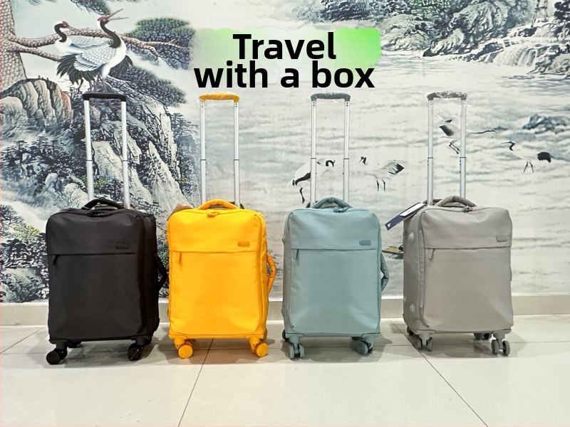 Ikx reisikohver — Oxford materjal, tõmblukuga avamine, TSA kombineeritud lukk, universaalsed rattad, kaal 1,9 kg, unisex, meelelahutusreisidele.