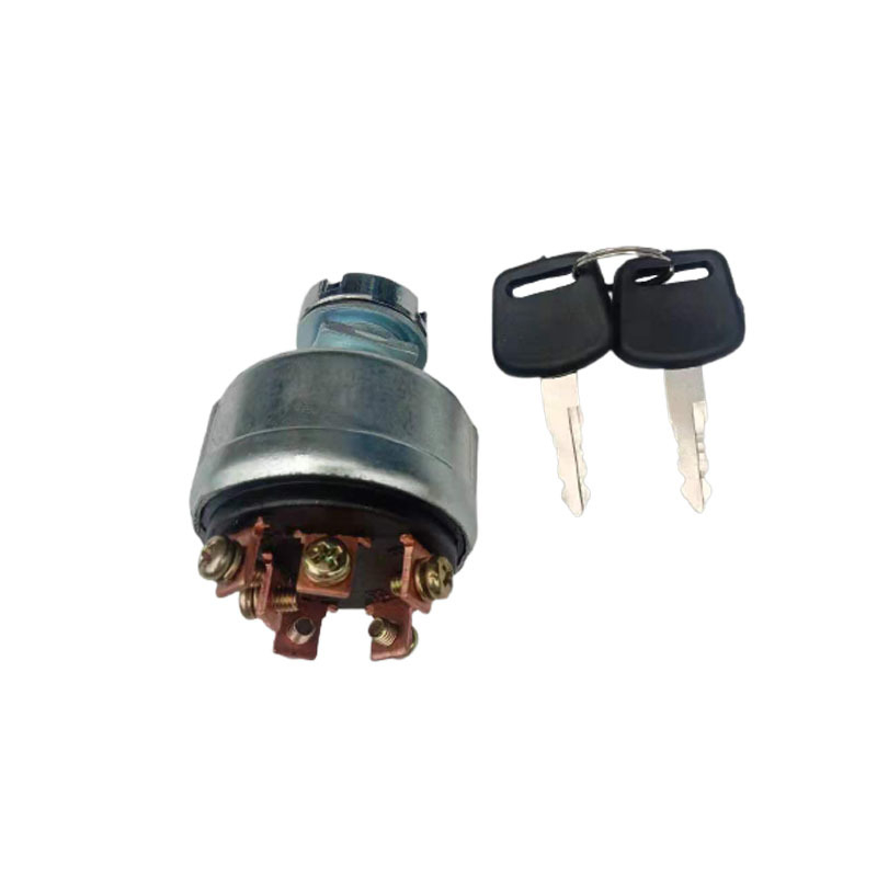 JK406B/JK418 gyújtászár és előmelegítő indítókapcsoló – alkalmas targoncákhoz, mérnöki járművekhez, mezőgazdasági gépekhez és kotrógépekhez, testreszabható