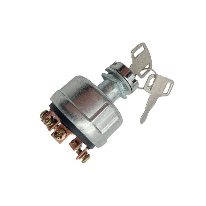 JK406B/JK418 gyújtászár és előmelegítő indítókapcsoló – alkalmas targoncákhoz, mérnöki járművekhez, mezőgazdasági gépekhez és kotrógépekhez, testreszabható