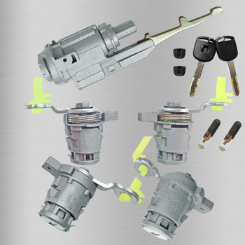 Κύλινδρος κλειδώματος ολόκληρου αυτοκινήτου Honda CR-V με chip | κράμα ψευδάργυρου | δύο κλειδιά