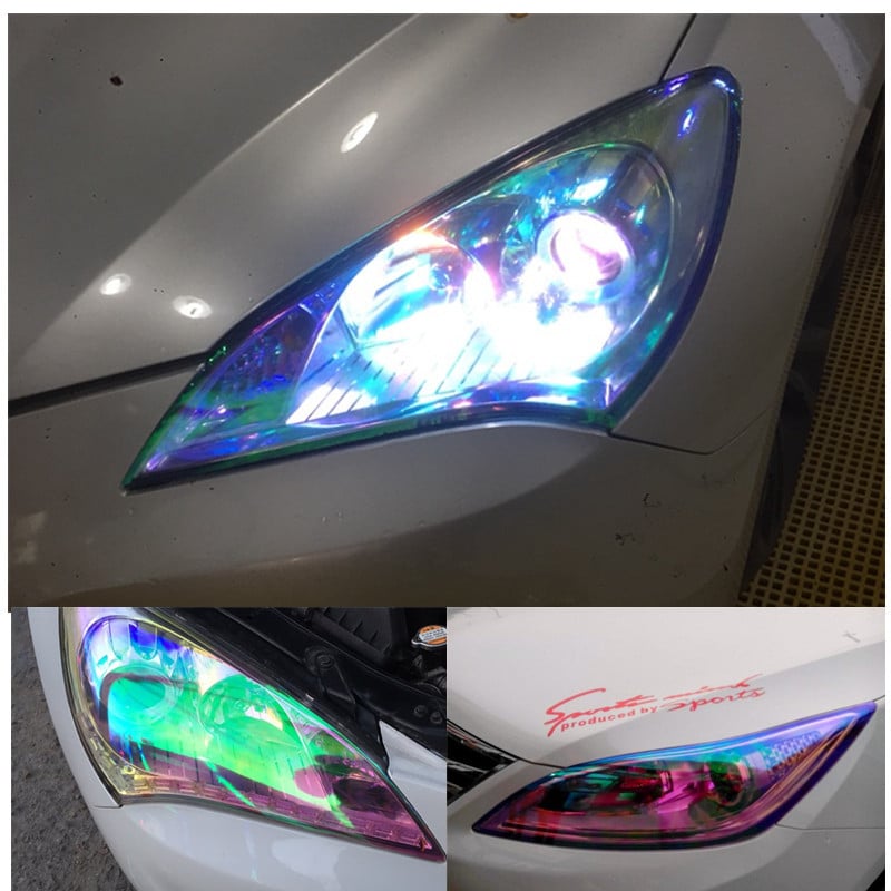 Annhao PVC film transparent pentru faruri, schimbare de culoare, pentru faruri, stopuri și lumini de ceață