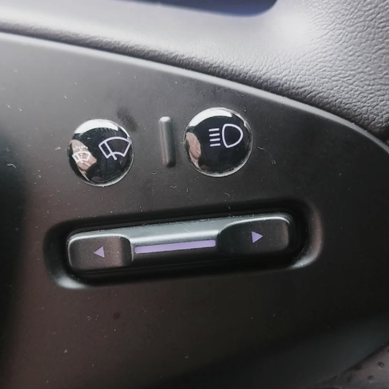 Naljepnica za gumb pokazivača smjera na upravljaču za Tesla Model Y/Model 3, kristalni uzorak, unutarnja dekoracija, ljepilo