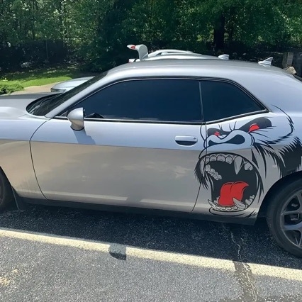 Xidao auto kleeps - materjal: kleeps; muster: nagu pildil näidatud; paigaldus: kleepuv tüüp