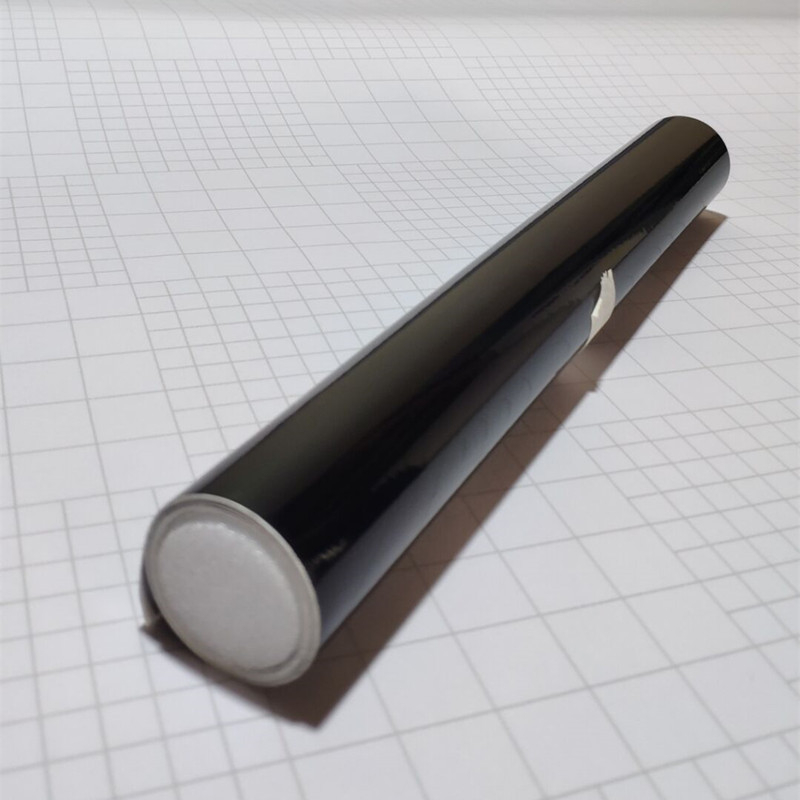 PVC läikiv must autokatuse ja päikeseluuki filmi | kleepimisega paigaldus, kohandatud töötlemine, Che Shiya