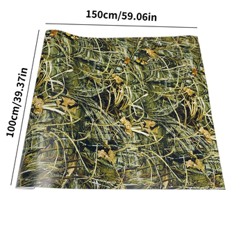 Autokere wrap-kile metsakamuflaažmustriga, PVC, universaalne ühilduvus, bränd Cheshjong