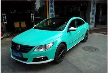 Auto kattefilm - Sailai PVC, kohandatava töötlemisega, läikiv hele viimistlus, tugev nakkumine, kogu auto jaoks