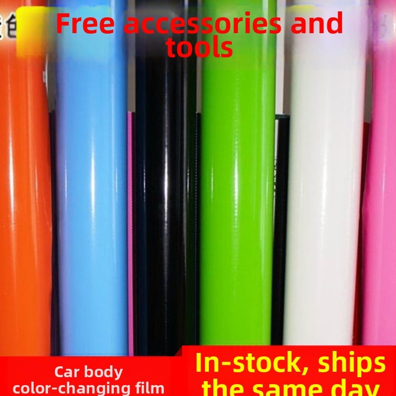 Auto kattefilm - Sailai PVC, kohandatava töötlemisega, läikiv hele viimistlus, tugev nakkumine, kogu auto jaoks