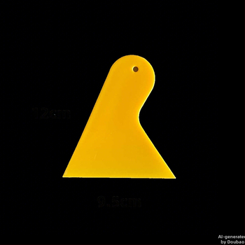 Autóüveg fóliázó eszközkészlet, 6 darab, PP anyag, Zonwe márka