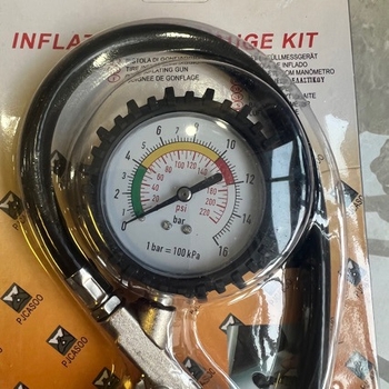 Analogni mjerač tlaka u gumama, raspon 0-220 PSI, alat za popravak automobila
